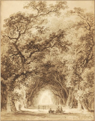 A Shaded Avenue, 1774 by Jean Honore Fragonard